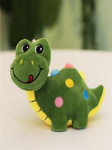 4pcs/Set Plush Toy Decoration, Backpack Pendant, Clothing Accessory, Keychain, Animal Dolls Collection, Including Dinosaur And Easter Rabbit Carrying Carrot, Perfect As Gift For Girlfriend On Festival, Or As Birthday Gift For Boyfriend - Standing Dinosaur - View 5