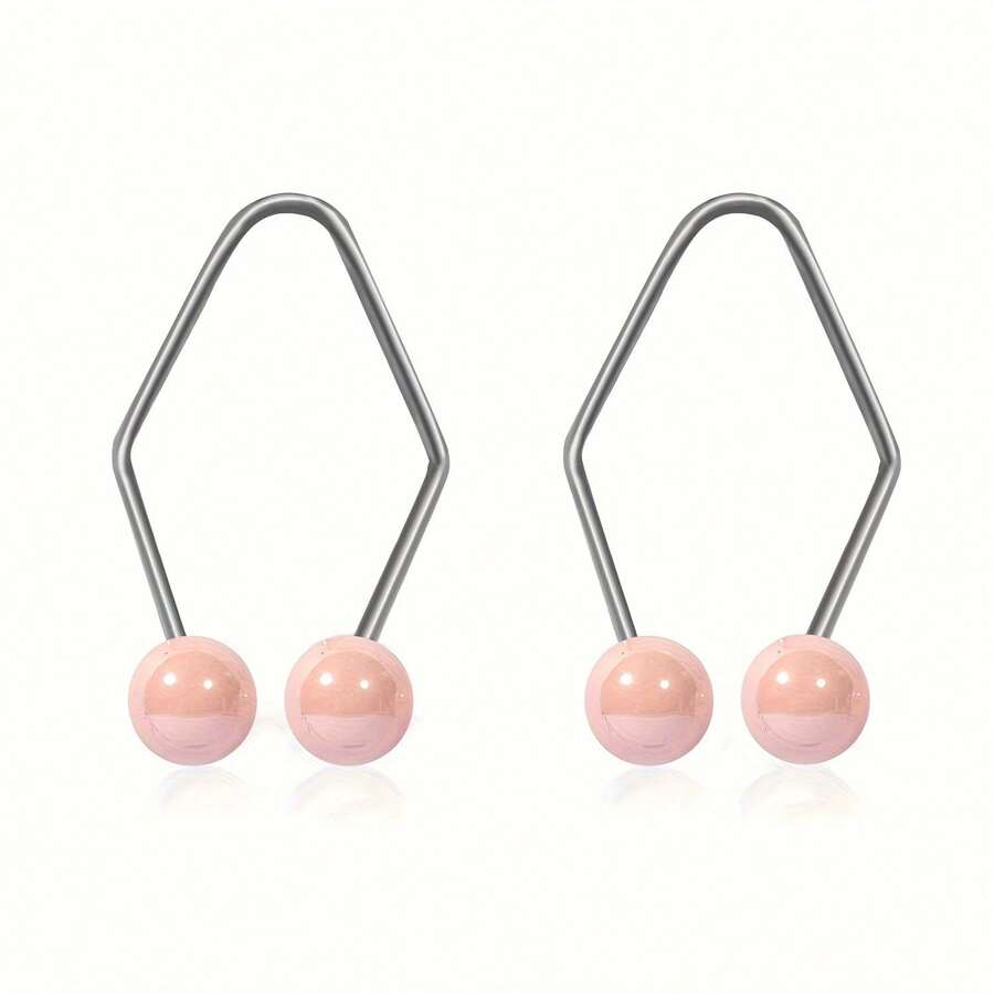 Dimple Maker, Facial Dimple Training Device, Easy To Wear Faciial Muscle Trainer, Gift For Girls, Girlfriend, Women - Pink - View 1