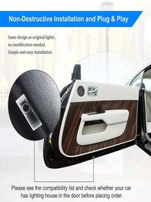 4入組汽車車門led標誌投影燈,適用於bmw X1 X2 X3 X4 X5 X6 X7 E84 E83 E70 E71 E72 E90,迎賓燈,裝飾汽車門禮貌燈 - 4pcs BMW M LOGO - 查看 2