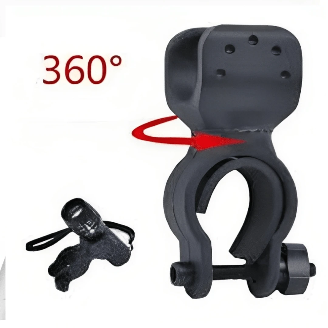 Soporte Para Lámpara Bicicleta Circulo Negro Base Soporte BEAUTY-LEODY - Negro - Ver 1