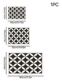 1入簡約風格黑白色咖啡機珪藻泥排水墊,柔軟橡膠排水墊,防滑超吸水耐磨洗碗乾燥墊,放在檯面上當餐墊或道具,庭院桌面裝飾,家居廚房用品 - 彩色 - 查看 3