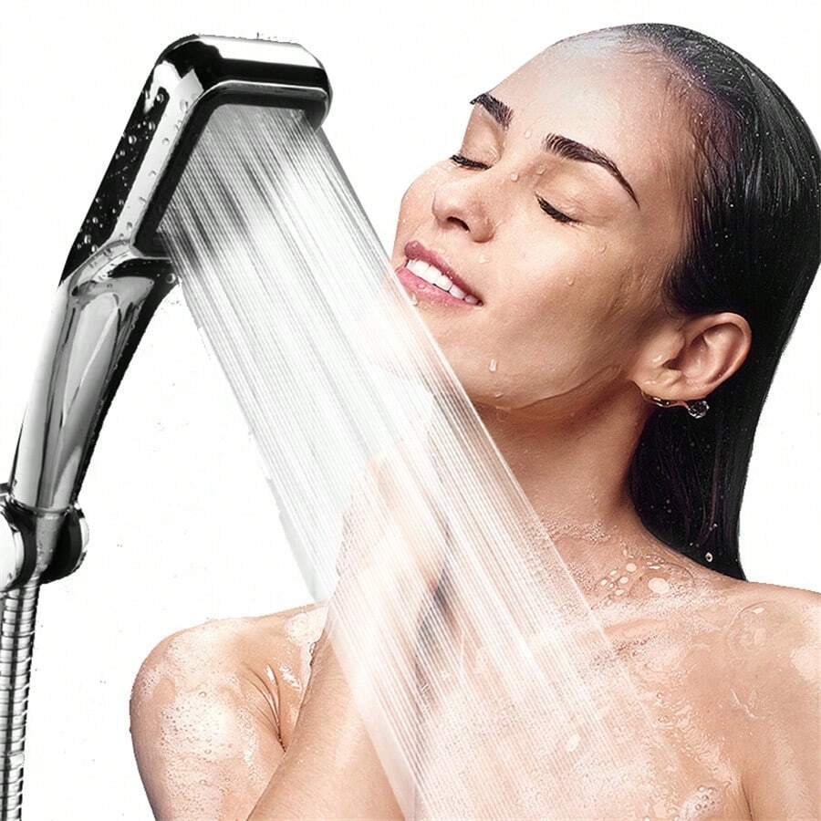 壓力雨淋蓮蓬頭 300 孔花灑頭節水過濾噴嘴高壓節水