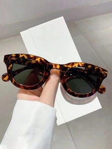 1pc Women's Simple Fashion Glasses, Retro Frame Shades, Multi-Functional Decoration Glasses - Multicolor - View 5