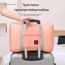 1pc Foldable Portable Travel Storage Bag For Luggage Organization, Business Trip - Black - View 2