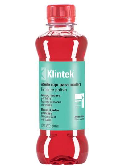Aceite rojo para muebles, 240 ml, Klintek AMU-24