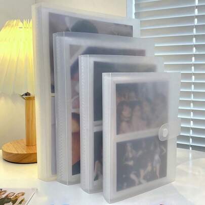 3/4/5/6 Inch 80/160 Slots Transparent Photo Album Idol Photocard Holder Idol Star Card Collect Book Creative Photo Albums Picture Card Holder Gifts Birthday Graduation