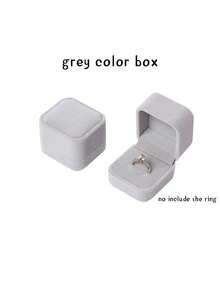 1pc Shell Jewelry Box, Ring Box Velvet Jewelry Box Colorful Velvet Earring Gift Box Shell Jewelry Storage Case Showcase Display Organizer Box For Necklace - Ring Box - View 2