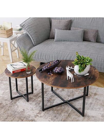 Set Of Coffee Tables Side Living Room Tafel Sofa Garden view 6