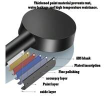 4pcs Set Adjustable Black Shower Head,Black Handheld Shower Head With Hose And Self Adhesive Holder,Multi-Functional High Pressure Shower Head With 5 Functions, Water-Saving Removable Shower Head,Bathroom Sets Full Set, Shower Head - Black - View 8