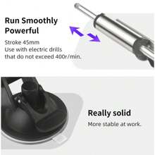 45mm Mini High Thrust Reciprocating Mechanism Stroke DIY Mini Linear Push Rod Refitted Mini Linear Actuator With Suction Cup - Silver - View 4