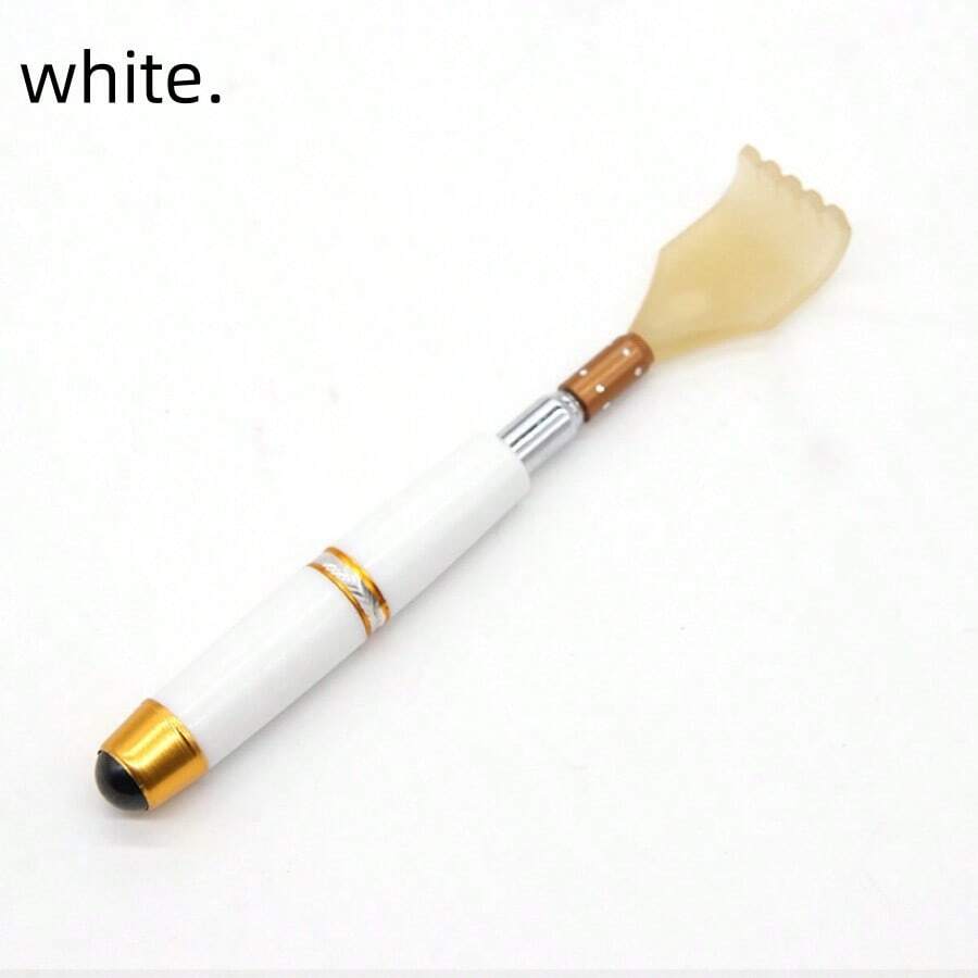 1pc Portable Back Scratcher, Telescoping Back Scratcher For Adults & Kids - White - View 1