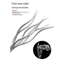 Bicycle Lock Mountain Bike Four-Digit Password Lock Electric Scooter Cable Lock Anti-Theft Cycling Equipment - Black - View 10