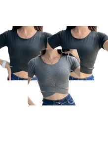 Women Sports Tees & Tanks - 彩色 - 查看 1