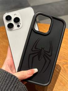 Ốp lưng điện thoại TPU chống sốc dày in hình nhện thời trang phong cách Halloween của Apple 1 chiếc tương thích với iPhone 16/16Pro/16Plus/16ProMax/7/8/7Plus/8Plus/X/XS/XR/XSMax/11/11ProMax/12/12Pro/12ProMax/13/13Pro/13ProMax/14/14Pro/14Plus/14ProMax/15/15Pro/15Plus/15ProMax - màu đen - Xem 7