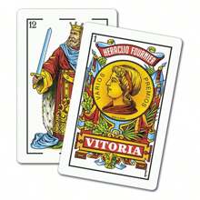 Baraja española 50 cartas en estuche de cartulina ✅ Entrega 24/48h a España (península) - Juegos de Mesa Clásicos - Juegos de Mesa de Cartas - Juegos de Mesa en Familia - Fournier - Ref. 10023423 - Multicolor - Ver 3