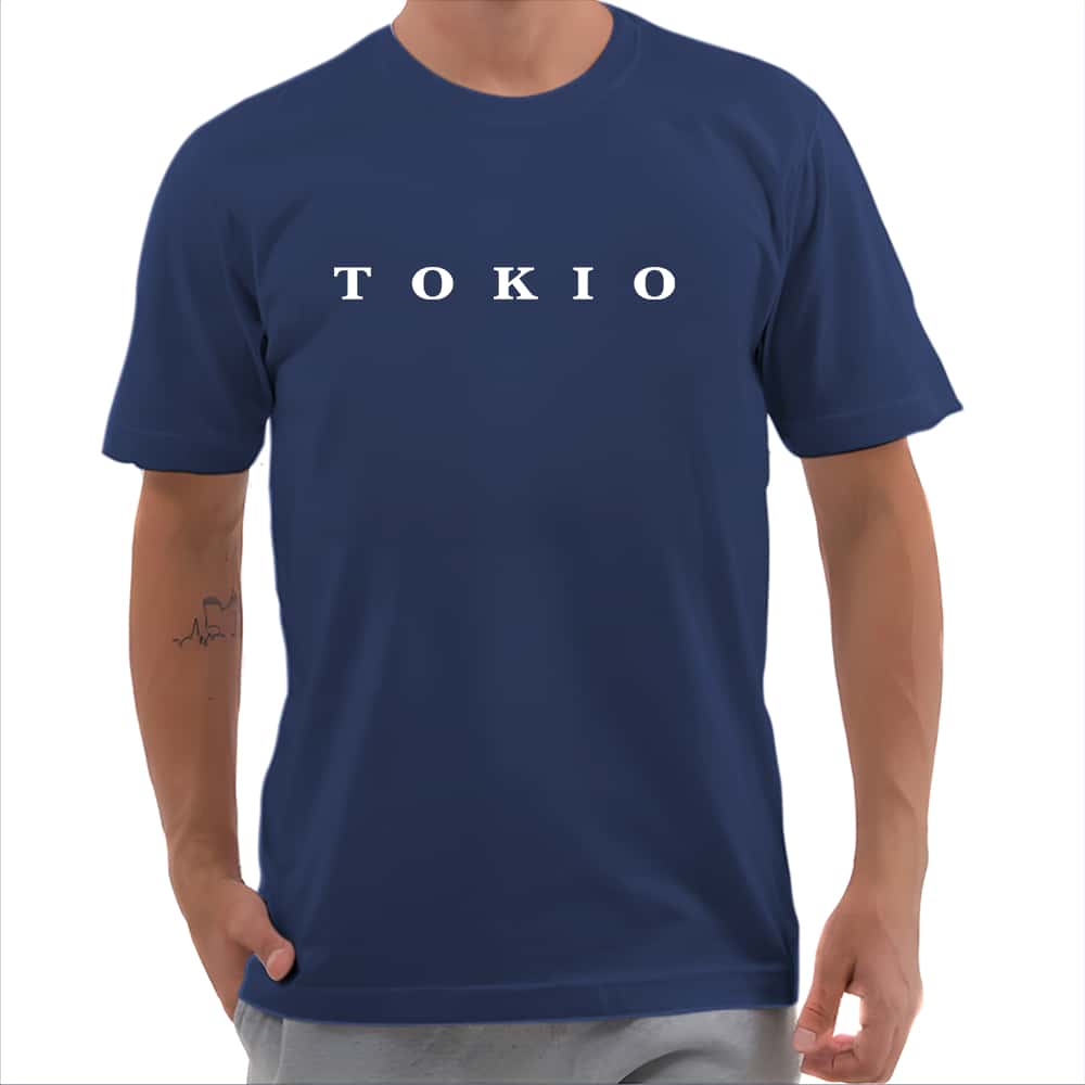 Men T-Shirts - 藏蓝色 - 查看 1