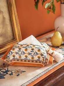 1個隨機款式客廳臥室辦公室飯店餐廳咖啡桌面紙盒套,家用面紙袋紙巾盒收納架 - 彩色 - 查看 5