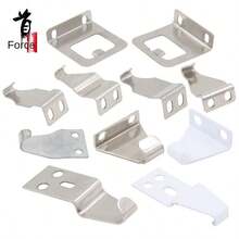 不鏽鋼月形鎖鉤,長鉤,短鉤,中空鉤,鋁合金鉤,塑鋼鉤門窗鎖扣,[8號鉤+5個螺絲] - 銀色 - 查看 4