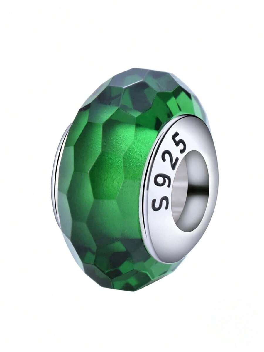 1pc Textured Sterling Silver DIY Pendant