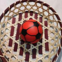 1pc 6cm Red Small Soccer Pr Creativity Stress Relief Flour Squeeze Toy Venting Gift - Red - View 6