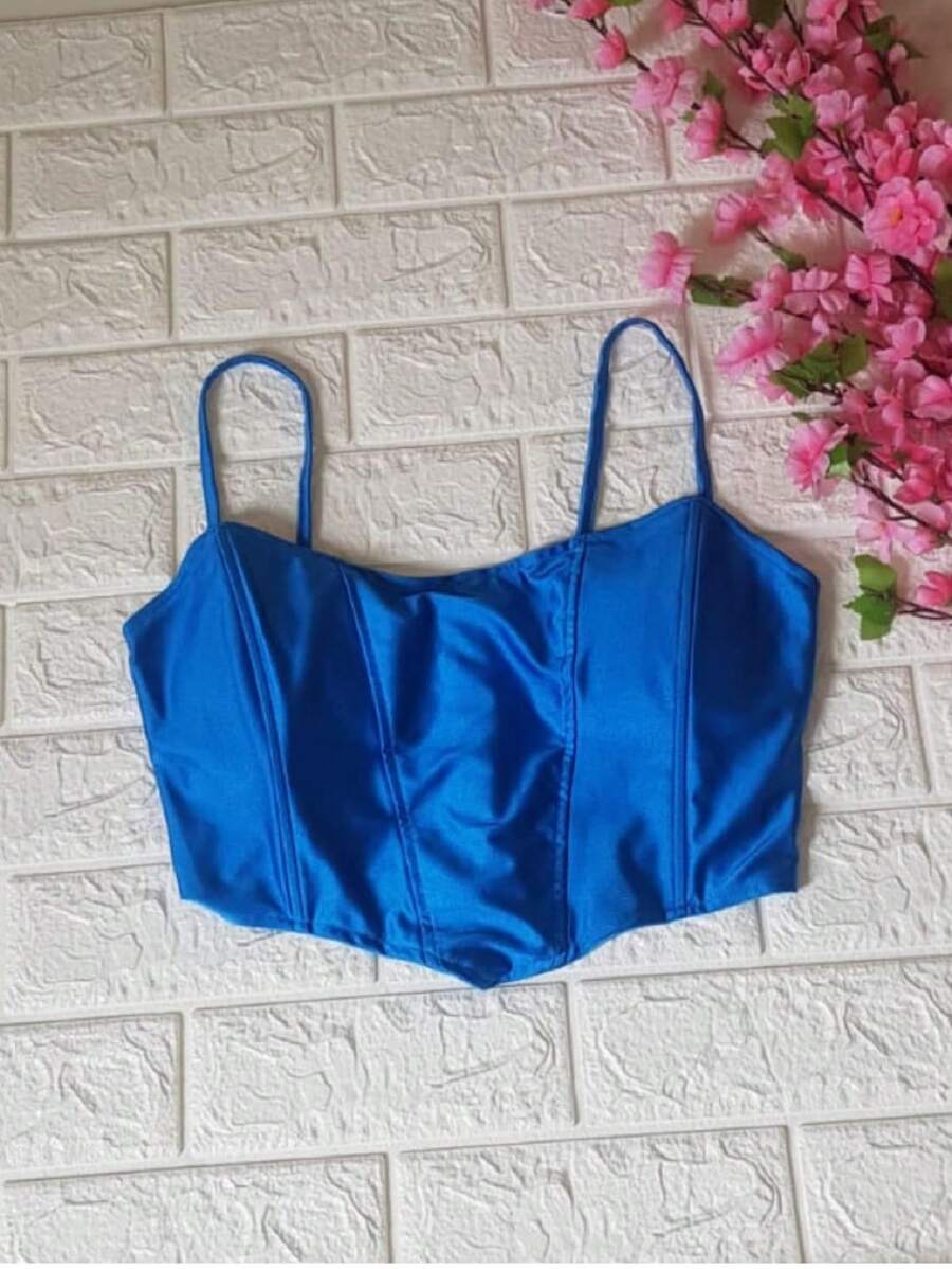 Women Tank Tops & Camis - 寶藍色 - 查看 1