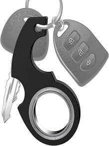 隨機1入組第二代指尖旋轉鑰匙鏈袋掛件發光鑰匙鏈,時尚日常酷酷適合男女鑰匙扣減壓手旋轉器,是你焦慮的朋友的禮物,鑰匙扣吊飾 - 彩色 - 查看 5