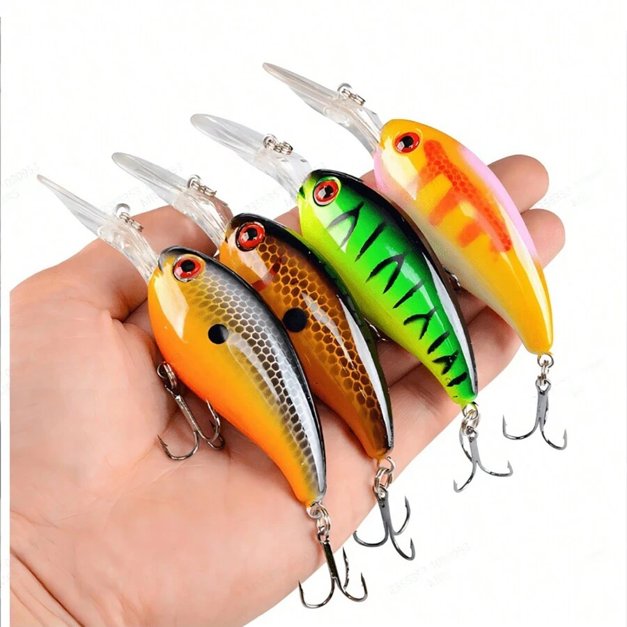 1個10cm 14g長嘴板釣魚誘餌,人工餌 - 彩色 - 查看 1