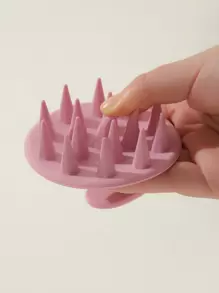 纯硅胶洗发梳头皮按摩器，1个装二合一干湿两用硅胶头皮按摩洗发刷，带手柄，头皮护理刷，男女老少皆宜，硅胶实心洗发按摩刷，硅胶软头皮按摩器，带手柄，去屑洗发头皮去角质刷，适用于浓密卷曲干湿两用发质，硅胶按摩梳，梳子，后梳，发刷，边缘梳，梳发，梳子套装，梳发，迷你梳，解结梳，美发产品，美发工具，美发用品，护发，卷发梳，理发师，理发配件，美发设备，旅行必备，发型，美发，梳子，后梳，造型梳，卷发梳，边缘梳，梳子，梳发，梳子套装，梳发，卷发梳，解结梳子、女士发梳、头发、旅行、美发产品、美发工具、美发用品、理发师、理发配件、理发店、美发设备 - 粉色 - 查看 6