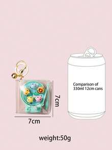 1入組女性青色海豚有趣旋轉釣魚鑰匙扣,汽車鑰匙扣,鑰匙扣配件,錢包配件,鑰匙圈掛飾玩具釣魚遊戲,簡約多用途,適用於背包,手袋,錢包,手機,男女友禮物,派對贈品,家人,老師,員工禮物 - 青碧色 - 查看 7