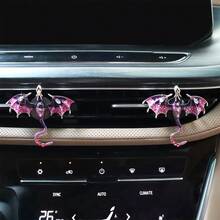 1 Kẹp Trị Liệu Hình Rồng Cổ Điển Cho Lỗ Thông Khí Xe Hơi, Phụ Kiện Ô Tô Trang Trí Kim Cương Giả Thời Trang, Máy Khuếch Tán Làm Mát Không Khí Sáng Tạo Và Thẩm Mỹ Nội Thất Ô Tô - Màu tím - Xem 5