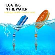 Riverruns Floating Key Ring Luminous Lightweight Water Buoyant Key Chain, Boat Key Chains For Water Sports - Blue - View 3