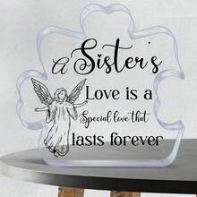 1個獨特的刻字拼圖亞克力牌匾,房間裝飾,家居裝飾,假日禮物,完美的生日紀念禮物,適用於女性,男性,女孩和朋友 - 無色 - 查看 4