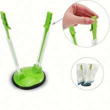 1 件袋式食品準備袋/塑膠冷凍袋/自封袋支架,飲食計畫/準備袋支架 - 綠色 - 查看 7