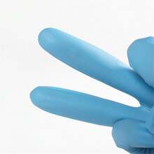 10入組/包一次性藍色丁腈手套,防濺濕,耐用,加厚,非常適合廚房洗滌和清潔 - 藍色 - 查看 6