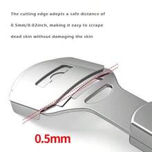 1pc Foot Callus Remover + 10pcs Blades/ Pedicure Grinding Tool Set For Foot Callus Removal And Heel Skin Care, Professional Home Use - Silver - View 3