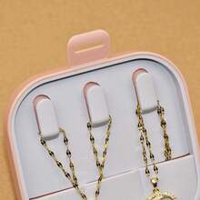 1入組迷你便攜式珠寶收納盒,防水且可拆式