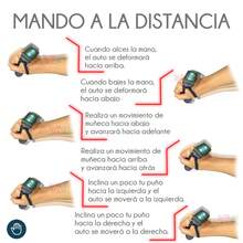 1 Pieza Carro de Control Remoto 4WD Todo Terreno, Pulsera de Control Sensor de Gestos - Amarillo Mostaza - Ver 5