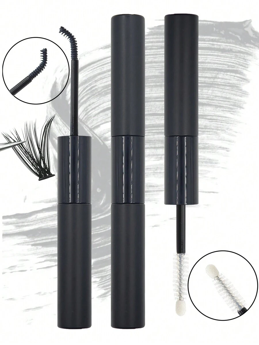 Lash Bond And Seal 雙頭睫毛延長接著劑和密封劑，用於結合和密封睫毛，防水持久。強力，持久睫毛膠1PC 10ml - 黑色 - 查看 1