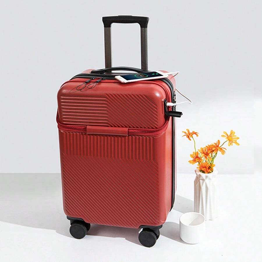 Multi-Functional Usb Charged 20-Inch Carry-On Luggage And 24-Inch ...