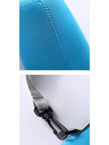 1個大容量戶外可攜式潛水材質保溫杯套,加厚保溫杯套（適用於750-1000ml杯子）,可調式斜跨肩帶,水在低溫或高溫下可保持數小時 - 藍色 - 查看 6