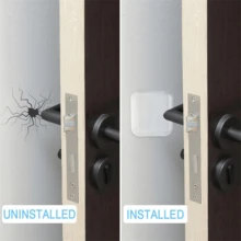 6pcs Door Handle Crash Pad, Anti-Collision Door Stopper - Clear - View 2