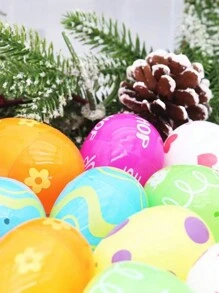 1 Juego/12 Piezas Huevos De Pascua, 6 Colores - Multicolor - Ver 8