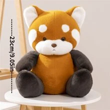 紅色熊貓布偶,可愛的毛絨玩具,適用於房間裝飾 - 棕色 - 查看 5