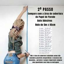 Papel de Parede Premium Mármore Fios Dourado Rolo 5m x 45cm Autocolante Sala Cozinha - Branco - Visão 4
