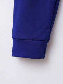 3 件裝純色彈性腰部運動褲適合男孩 - 彩色 - 查看 8