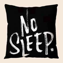 1pc Valentine'S Day Inspired Simple Alphabet & Car Printed Cushion Cover Pillowcase, For Sofa/ Living Room Decoration, Polyester Fabric, Single Sided Print - Multicolor - View 1