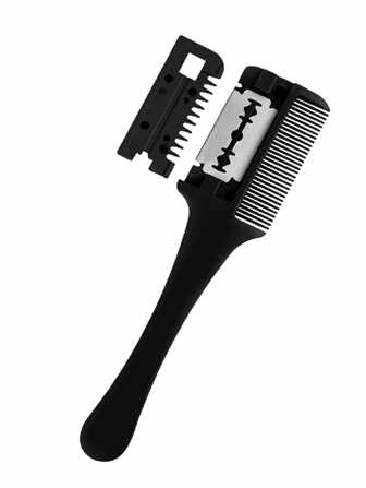 1pc Hair Cutter Comb,Shaper Double Edge Razor,Split Ends Hair Trimmer Styler, For Thin & Thick Hair Cutting And Styling