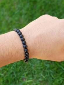 Men'S Beaded Bracelets - màu đen - Xem 3