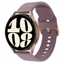 1 条男女通用硅胶表带，兼容三星手表 4/5/6-20 毫米，替换表带兼容 44/40/46/42/43/47 毫米，可作为返校学生的礼物 - 手錶4/5/6-20mm - 查看 8