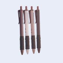 4pcs Coffee Color Press Pen Highly Attractive Gel Pen Soft Sponge Pen Simple Signature Pen For Students,Quick-Dry 0.5mm Pen Tip - Black - View 3